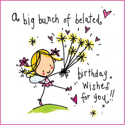 Featured image of post Belated Birthday Wishes Clipart